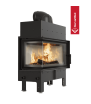 Chimenea de leña de acero KRATKI FLOKI L izquierdo 12 kW Ø 200