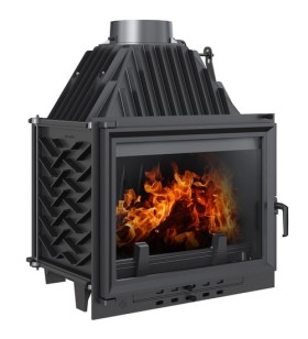 Chimenea de leña de hierro...