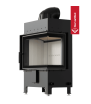 Lareira a lenha em aço KRATKI LUCY, lado direito, 12 kW, Ø 200