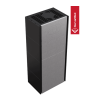 Μοντέρνο τζάκι Simple Box 8 kW Ø 200 μαύρη επίστρωση