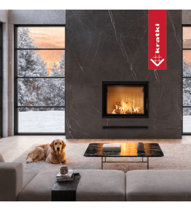 Chimenea de leña de acero...