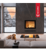 Chimenea de leña de acero KRATKI LUCY 12 kW Ø 200