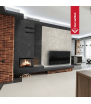 Chimenea de agua de leña KRATKI MBM derecha 12 kW Ø 180