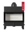Chimenea de leña de acero KRATKI FLOKI L 12 kW Ø 200