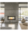 Chimenea de leña de acero KRATKI LUCY TÚNEL 16 kW Ø 200