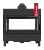 Τζάκι ξύλου KRATKI LUCY TUNNEL από χάλυβα 16 kW Ø 200