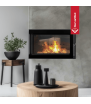 Chimenea de leña de acero KRATKI SIMPLE izquierda 6 kW Ø 150