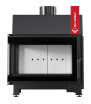 Chimenea de leña de acero KRATKI SIMPLE izquierda 6 kW Ø 150