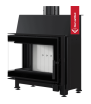 Τζάκι ξύλου KRATKI SIMPLE από χάλυβα, αριστερή πλευρά, 6 kW, Ø 150