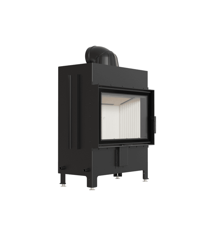 Chimenea de leña de acero KRATKI LUCY 14 kW Ø 200