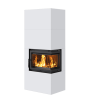 Chimenea Modulares Simple Box 8 kW Ø 200 Bianco