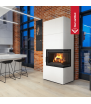 Chimenea Modulares Simple Box 8 kW Ø 200 Bianco