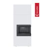Chimenea Modulares Simple Box 8 kW Ø 200 Bianco