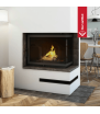 Chimenea de leña de hierro fundido KRATKI AMELIA DECO 21 kW Ø 200