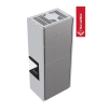 Modularer einfacher Kastenkamin 8 kW Ø 200 Weiß