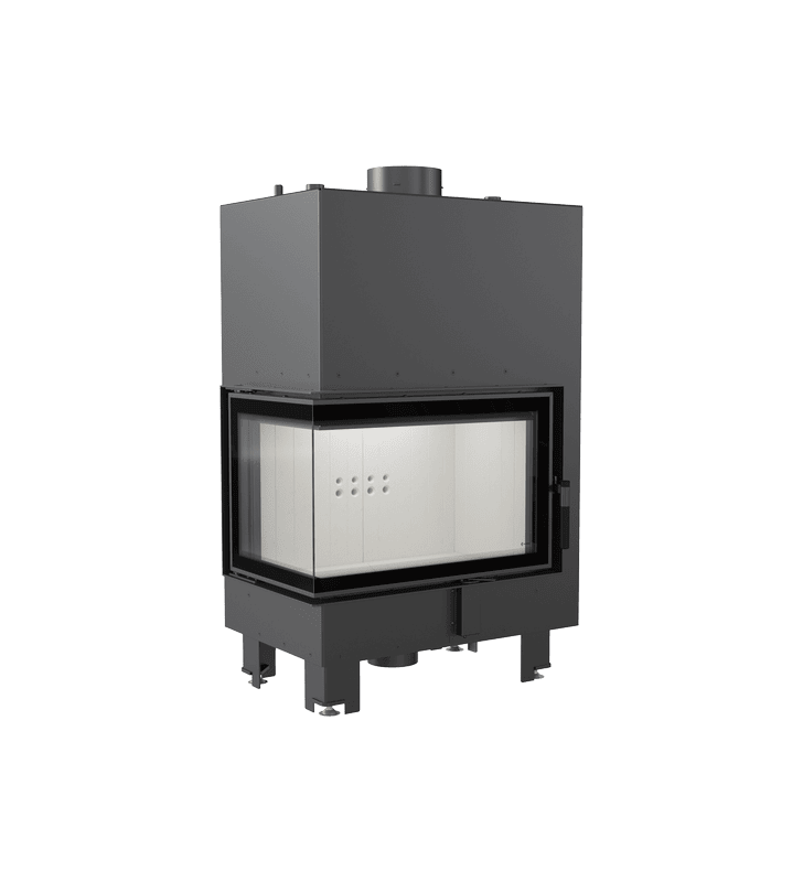 Τζάκι ξύλου KRATKI MBM αριστερό 12 kW Ø 180