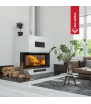 Τζάκι ξύλου KRATKI MBM αριστερό 12 kW Ø 180
