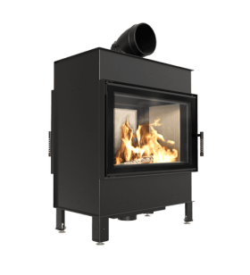 Chimenea de leña de acero...