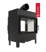 Chimenea de leña de acero KRATKI LUCY TÚNEL 14 kW Ø 200