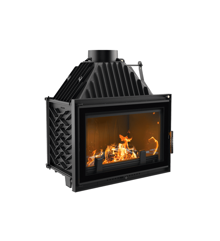 Holzkamin aus Gusseisen KRATKI OLIWIA DECO 16 kW Ø 200