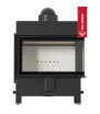 Chimenea de leña de acero KRATKI LUCY derecha 14 kW Ø 200