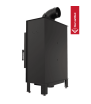 Chimenea de leña de acero KRATKI LUCY SLIM 8 kW Ø 160