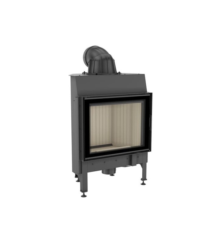 Τζάκι ξύλου KRATKI NADIA 10 kW Ø 200 από χάλυβα