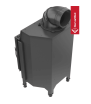 Chimenea de leña de acero KRATKI NADIA 10 kW Ø 200