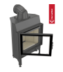 Chimenea de leña de acero KRATKI NADIA 10 kW Ø 200
