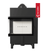 KRATKI LUCY SLIM stalen houtkachel, linkerzijde, 8 kW, Ø 160