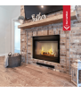 Τζάκι ξύλου KRATKI LUCY SLIM 10 kW Ø 160 από χάλυβα