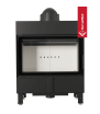 Τζάκι ξύλου KRATKI LUCY SLIM 10 kW Ø 160 από χάλυβα