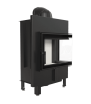 Chimenea de leña de acero KRATKI LUCY SLIM derecha 8 kW Ø 160