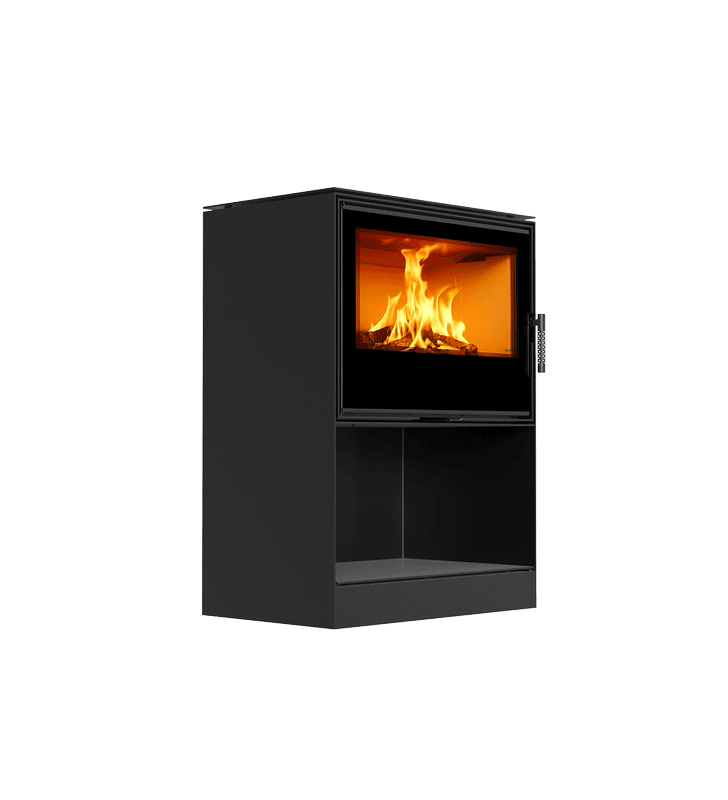 KRATKI KARI 80 Ø 180 12 kW stalen houtkachel