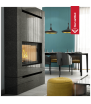 KRATKI NADIA 12 kW Ø 200 Stalen Houtkachel