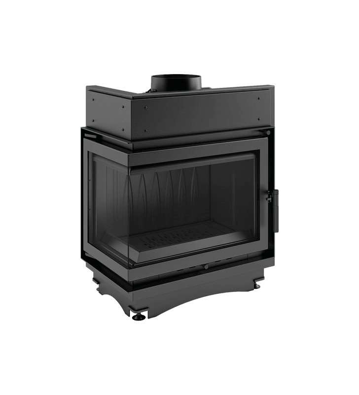 Cheminée à bois en fonte KRATKI MAJA, côté gauche, 8 kW, Ø 200