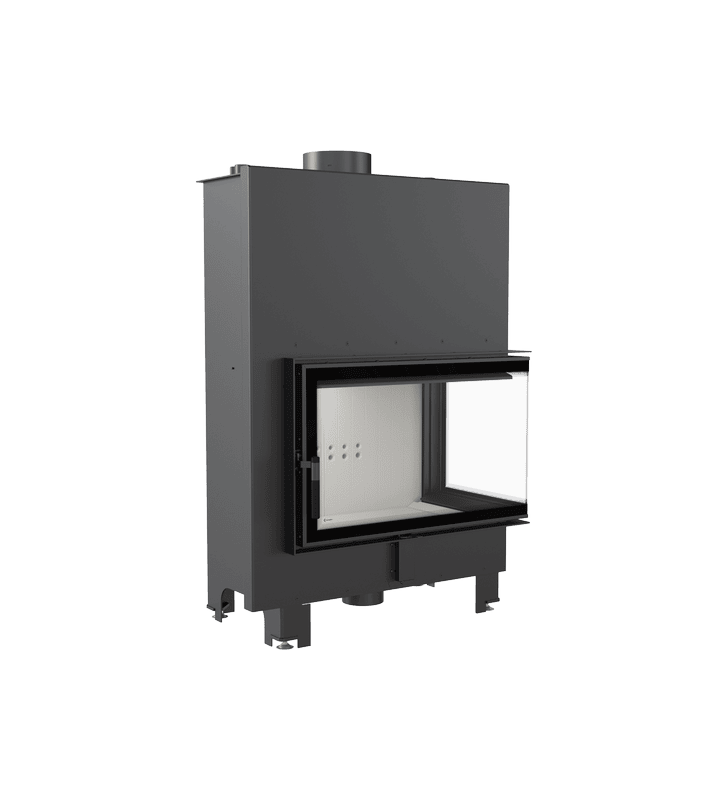 KRATKI MBO δεξιό τζάκι νερού με ξύλα 15 kW Ø 200