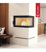 KRATKI MBO δεξιό τζάκι νερού με ξύλα 15 kW Ø 200