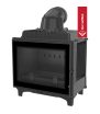 Cast iron wood-burning fireplace KRATKI FRANEK 12 kW Ø 200