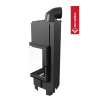 Chimenea de leña de acero KRATKI MBN izquierda 10 kW Ø 200