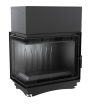KRATKI AMELIA DECO gietijzeren houtkachel, linkerzijde, 21 kW, Ø 200