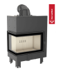 Chimenea de leña de acero KRATKI MBM izquierda 10 kW Ø 200
