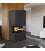 NBC/EASY BOX Modular Fireplace 7 kW Ø 160 black coating