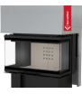 Caminetto modulare NBC/EASY BOX 7 kW Ø 160 con rivestimento nero