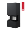 Chimenea Modulares NBC/EASY BOX 7 kW Ø 160 revestimiento negro