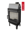 Chimenea de leña de acero KRATKI BLANKA derecha 8 kW Ø 160