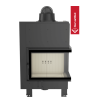 Chimenea de leña de acero KRATKI MBZ derecha 13 kW Ø 200