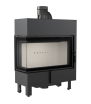 KRATKI LUCY SLIM stalen houtkachel, linkerzijde, 10 kW, Ø 160