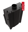 Chimenea de agua de leña KRATKI MBO 15 kW Ø 200