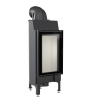 Chimenea de leña de acero KRATKI NADIA 9 kW Ø 200